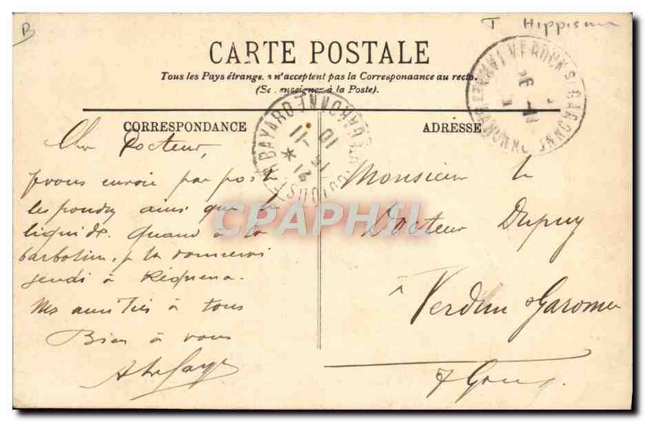 Marseille — Le Parc Borély — Le Champ de Courses — LL. — N° 114 — Reverso
