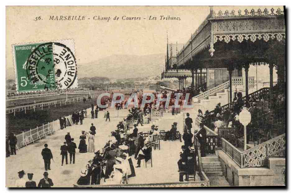 Marseille - Champ de Courses - Les Tribunes — éditeur non identifié, n° de série 56