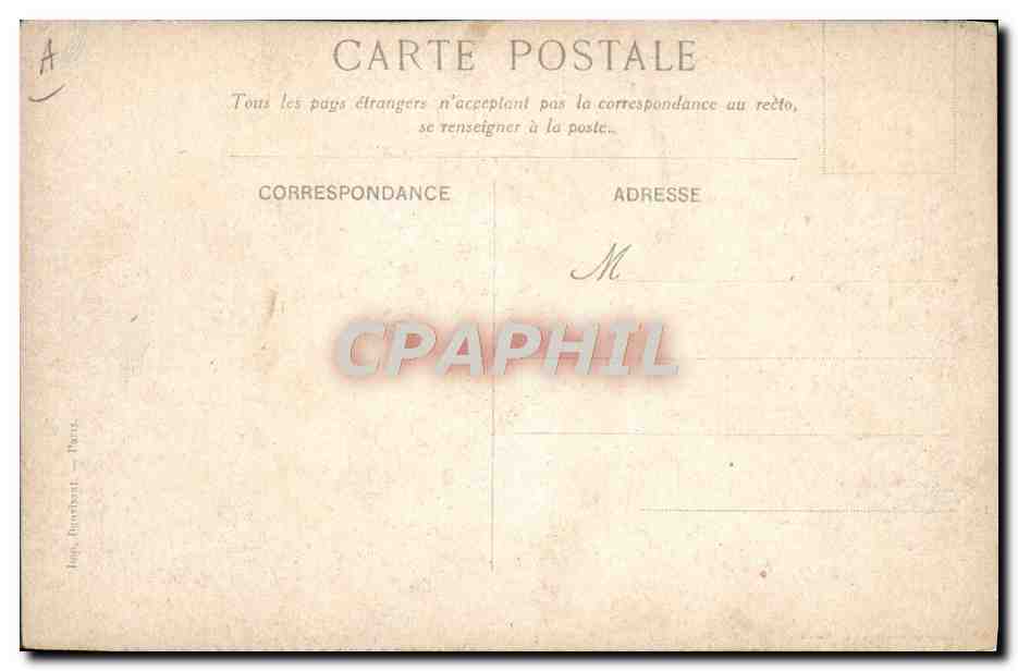 Le Propilée — Atene — Messageries Maritimes, secondo l'acquarello di M. Jean Julien — Verso