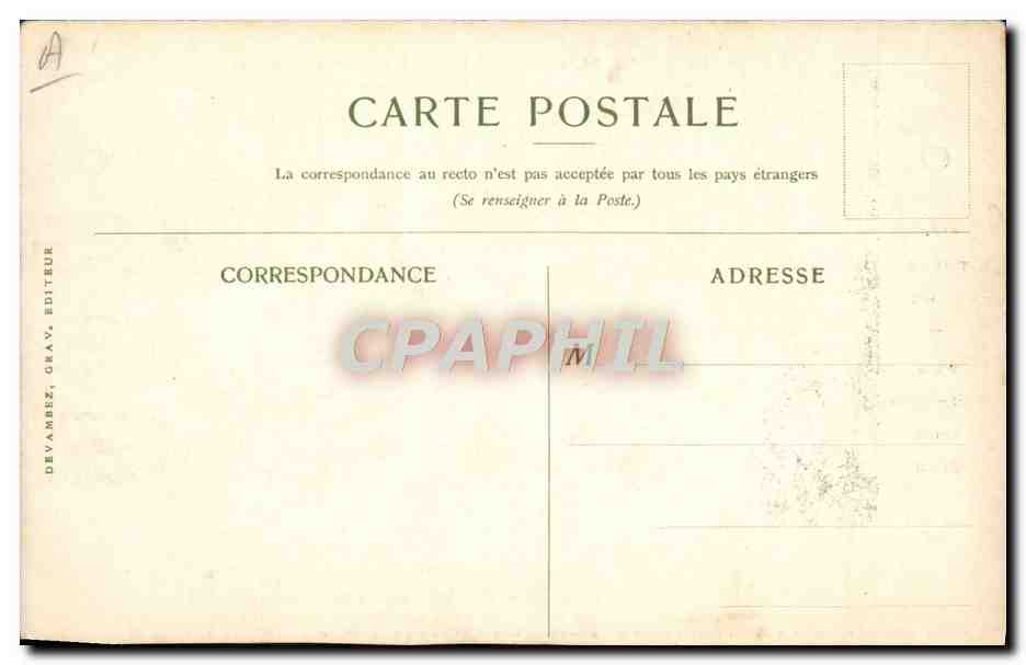 Pêcheurs sur la place de Mount-Lavinia — Colombo — Compagnie des Messageries Maritimes — Verso
