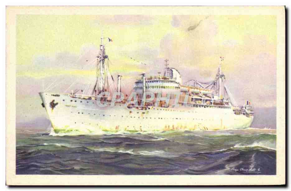 Le Paquebot "VIET-NAM" — Compagnie des Messageries Maritimes — édition CPAPHIL