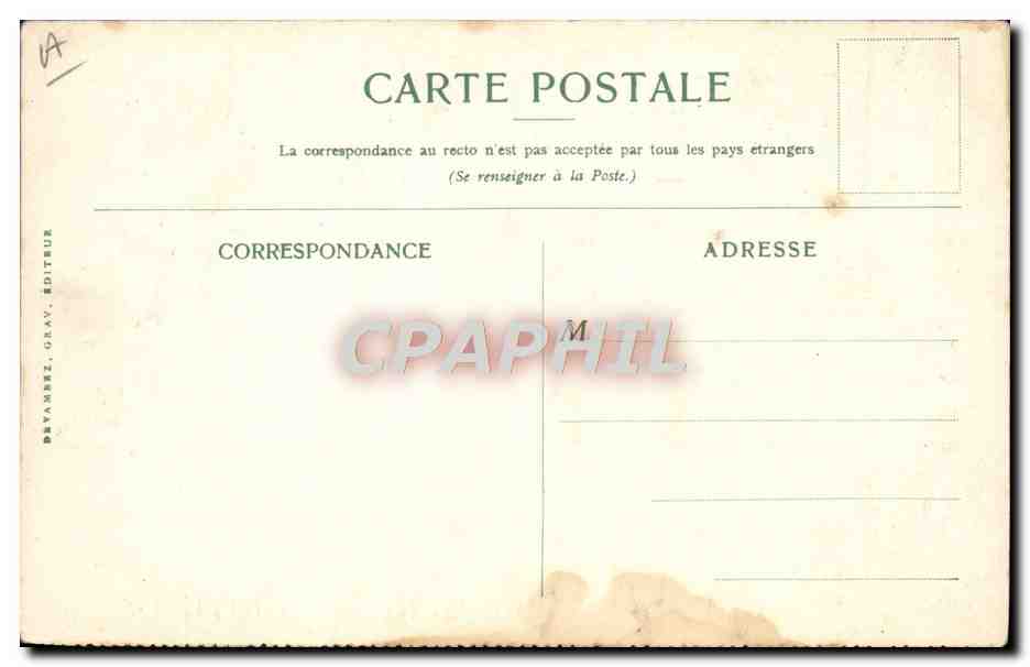 CPA Bateau Compagnie des Messageries Maritimes Le marche a Shanghai Chine China — Verso