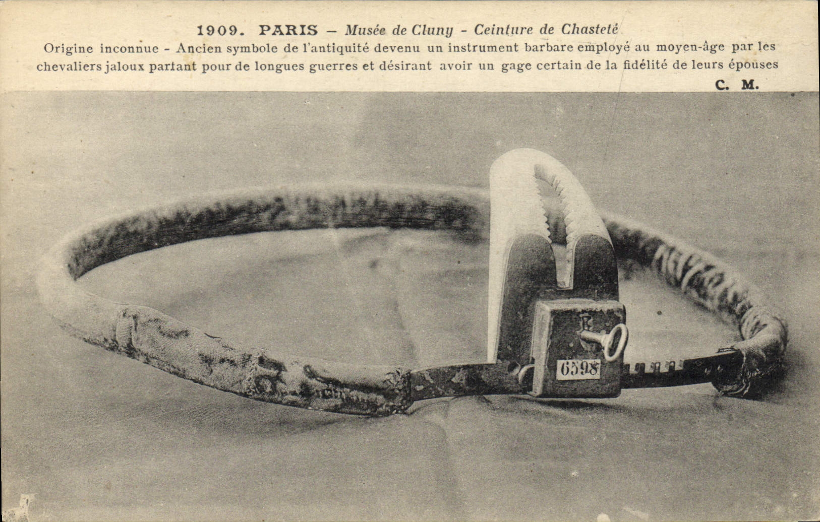 Paris - Musée de Cluny - Ceinture de Chasteté
