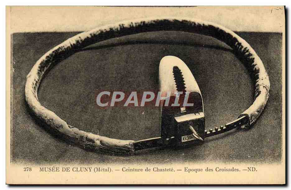 Ceinture de chasteté — Musée de Cluny — Époque des Croisades