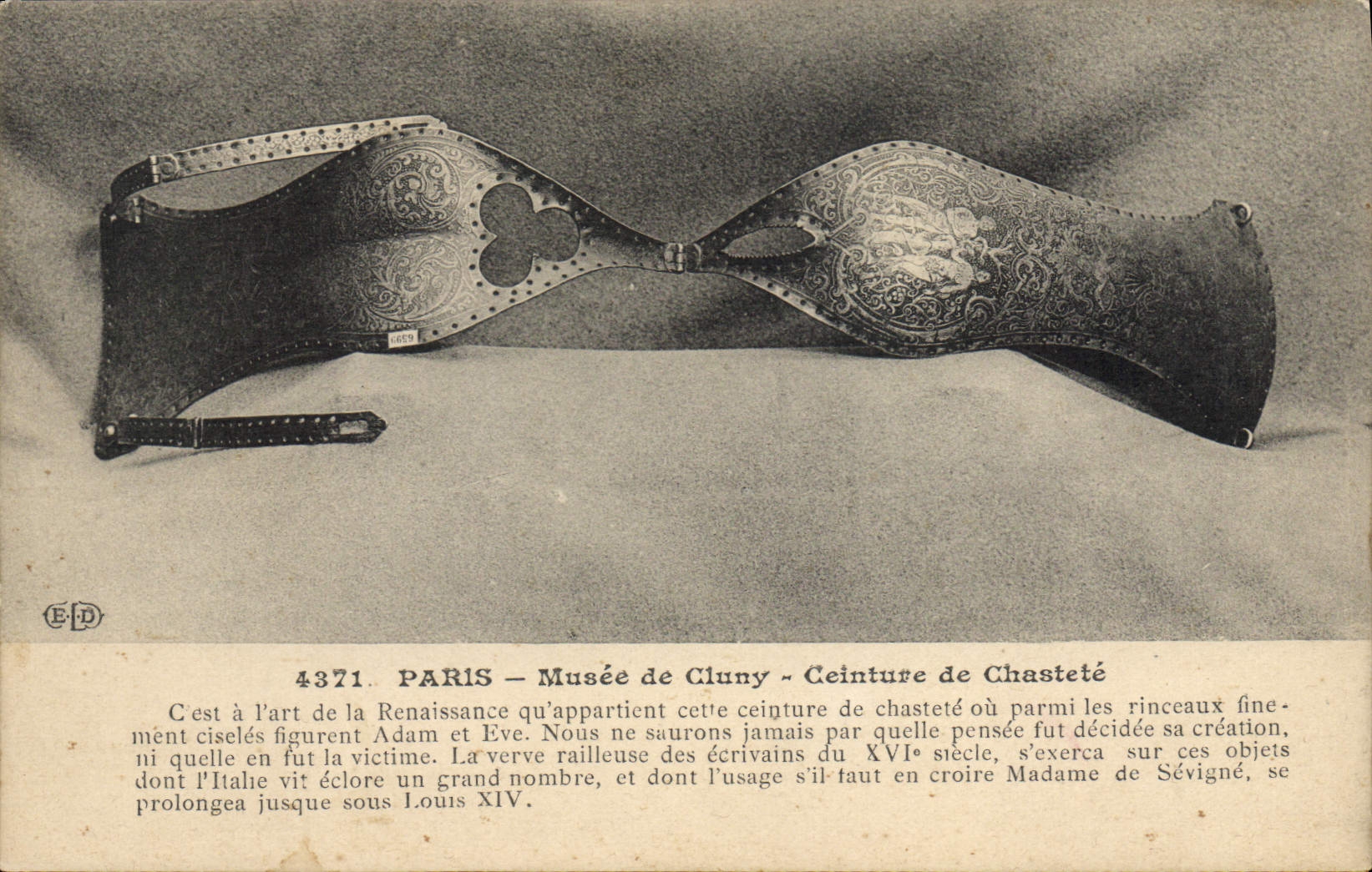 París - Museo de Cluny - Cinturón de Castidad