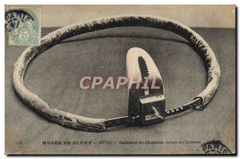 MUSEO DE CLUNY — METAL — Cinturón de castidad, época de las Cruzadas
