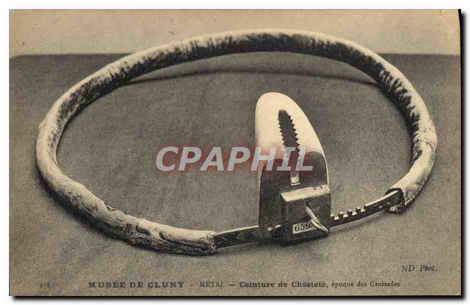 Ceinture de Chasteté — époque des Croisades — Musée de Cluny