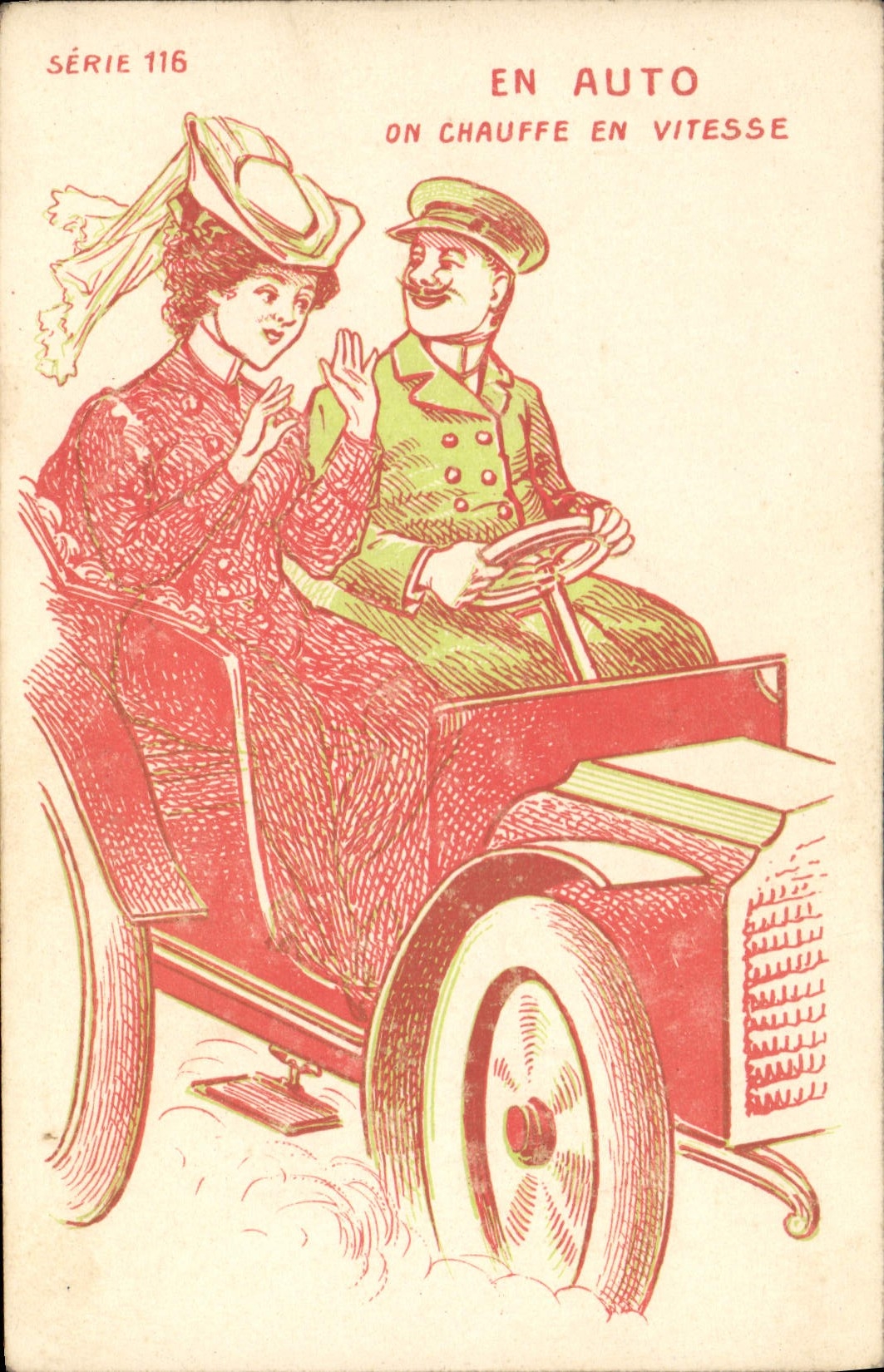 En auto — on chauffe en vitesse — Série 116