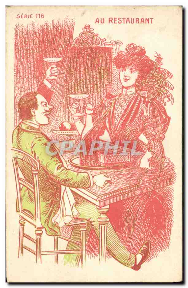 Au Restaurant — Série 116 — Paris