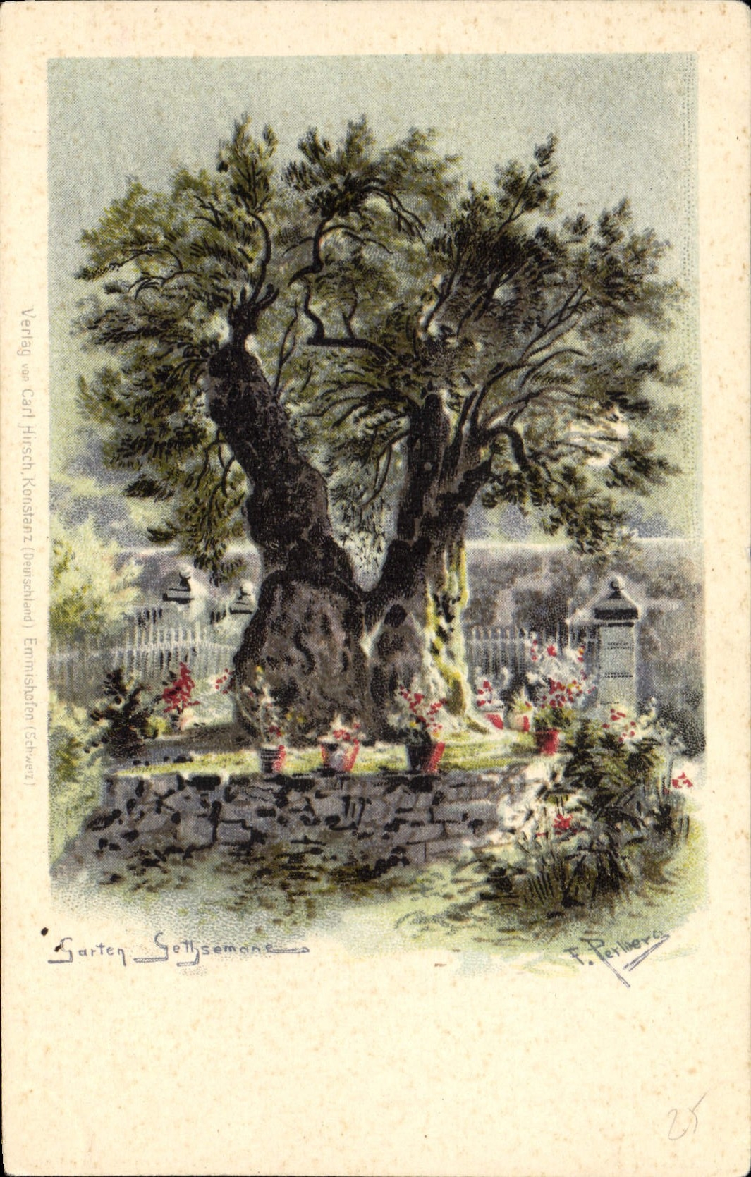 CPA Fantaisie Illustrateur Arbre 