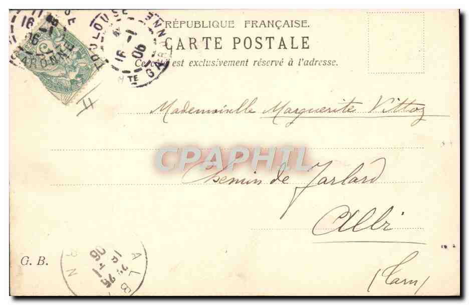 CPA Fantaisie Illustrateur Femme  — Rückseite