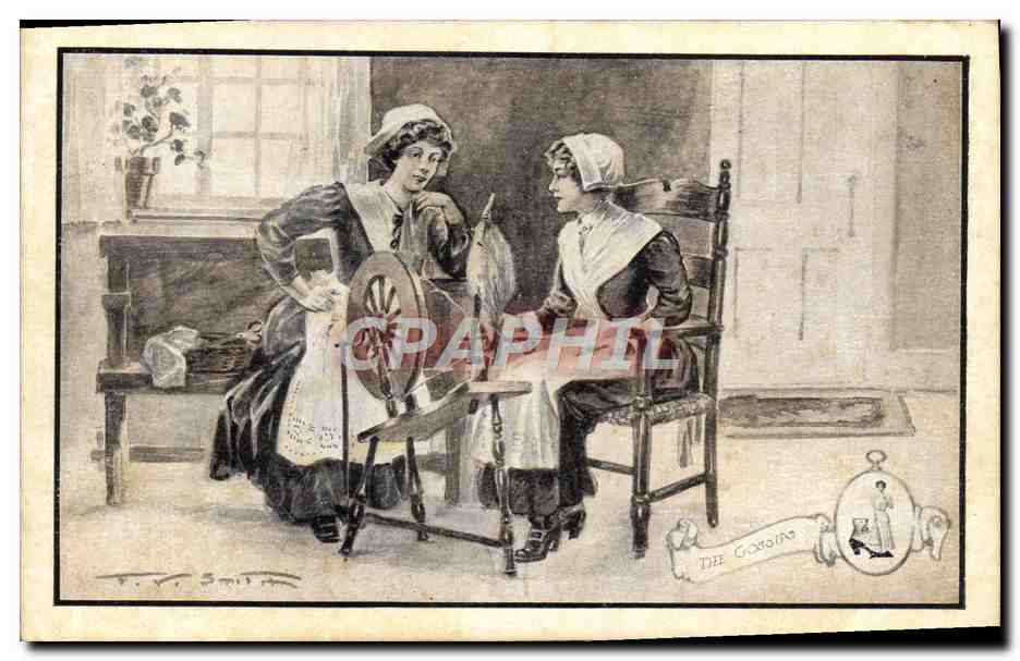 CPA Fantaisie Illustrateur Femmes 