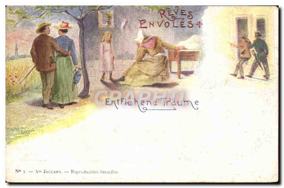 CPA Fantaisie Illustrateur Reves envoles 