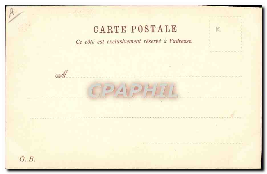 CPA Fantaisie Illustrateur Femme Chapeau  — Rückseite