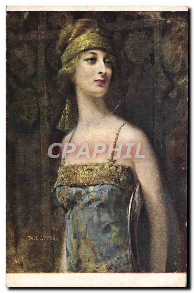 CPA Fantaisie Illustrateur Tade Styka Salome
