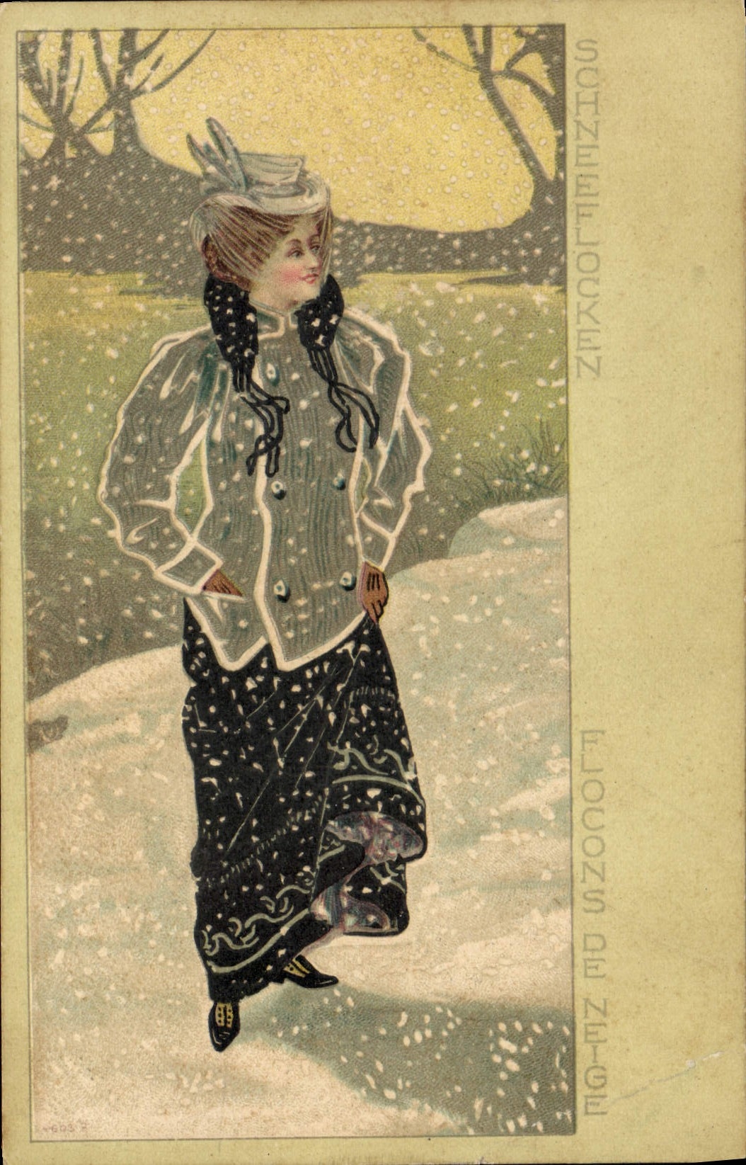 CPA Fantaisie Illustrateur Femme