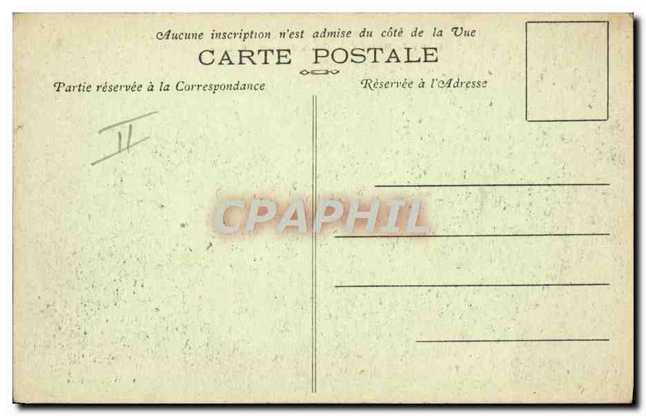 CPA Militaria Camp de Mailly Canon de 340mm berceau  — Rückseite