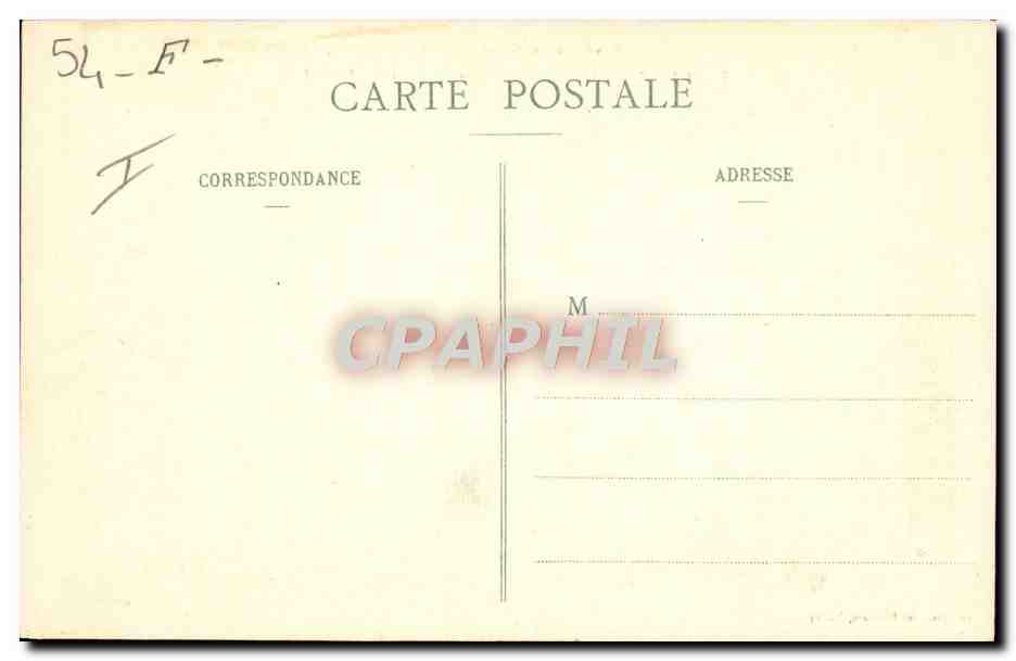 CPA Militaria Revue du 20eme corps d'armee passee a Art sur Meurthe pres Nancy  — Rückseite
