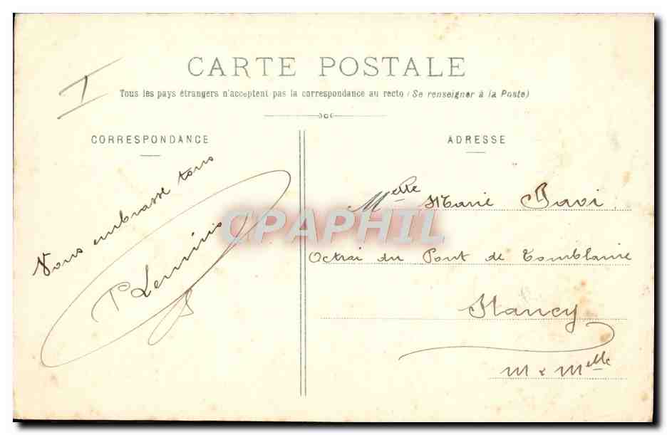 CPA Militaria L'artillerie montee et les obstacles descente dans un fosse profond et a revers rapide  — Rückseite