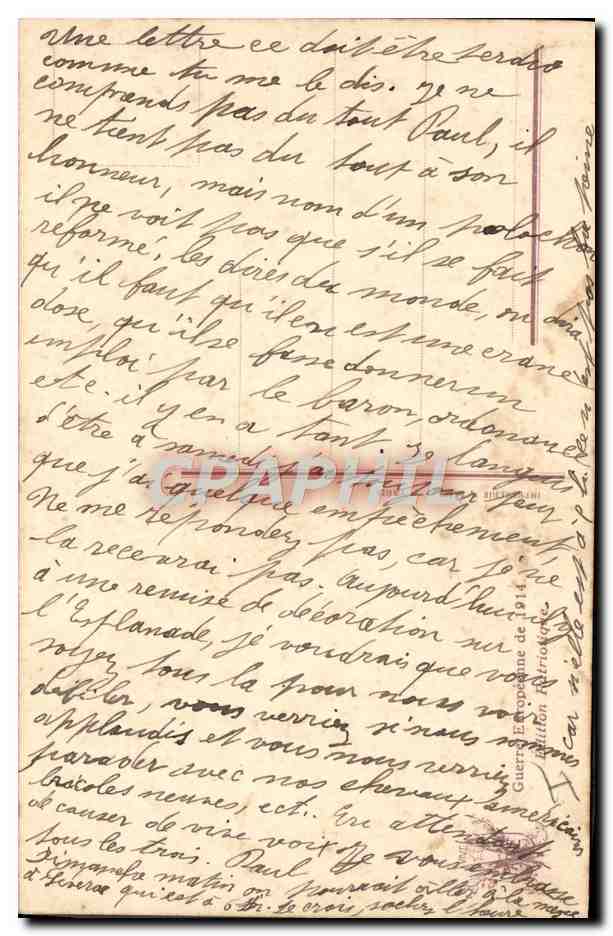 CPA Militaria Nos vaillants artilleurs a l'oeuvre  — Rückseite