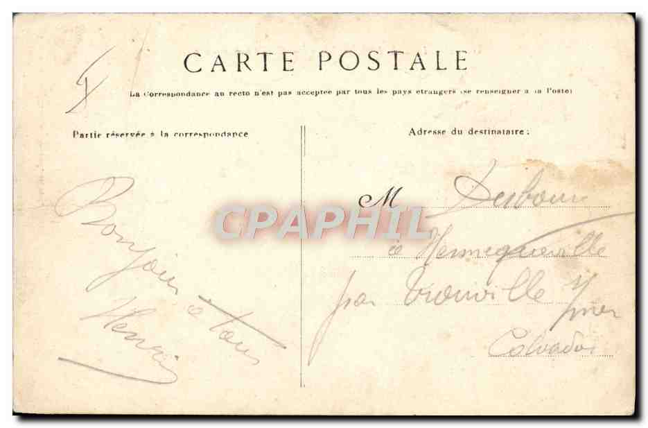 CPA Militaria Ecoles a feu Piece de 75 Pour relever  — Rückseite