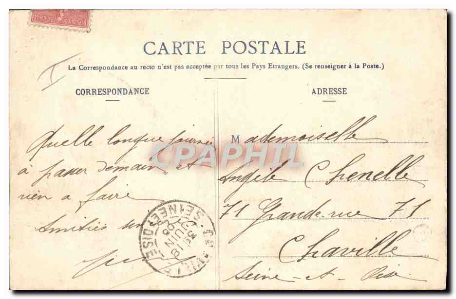 CPA Militaria Camp de Chalons Une batterie en campagne  — Rückseite