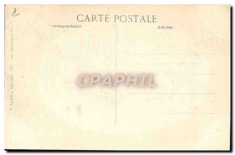 CPA Militaria Pieces de 155 en batterie  — Rückseite