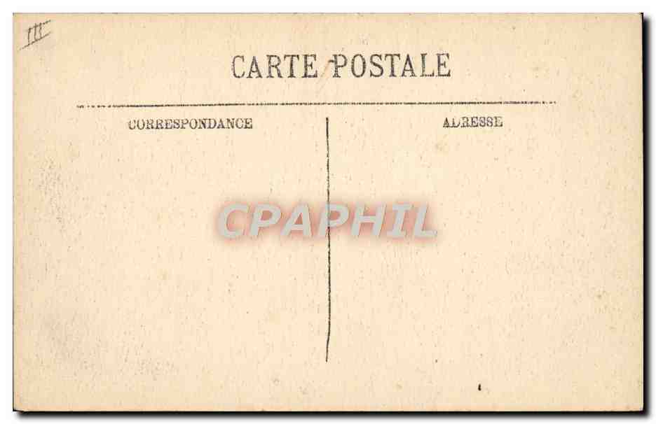 CPA Folklore Auvergne La bourree — Verso