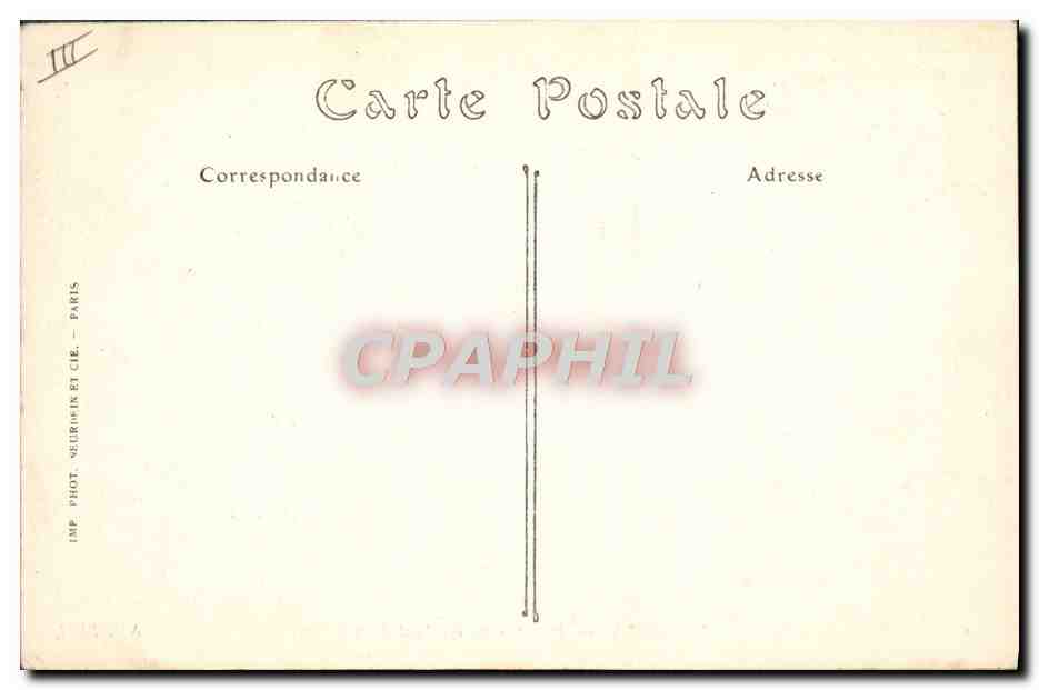 CPA Folklore Auvergne Paysans se rendant a la ville Cheval — Verso
