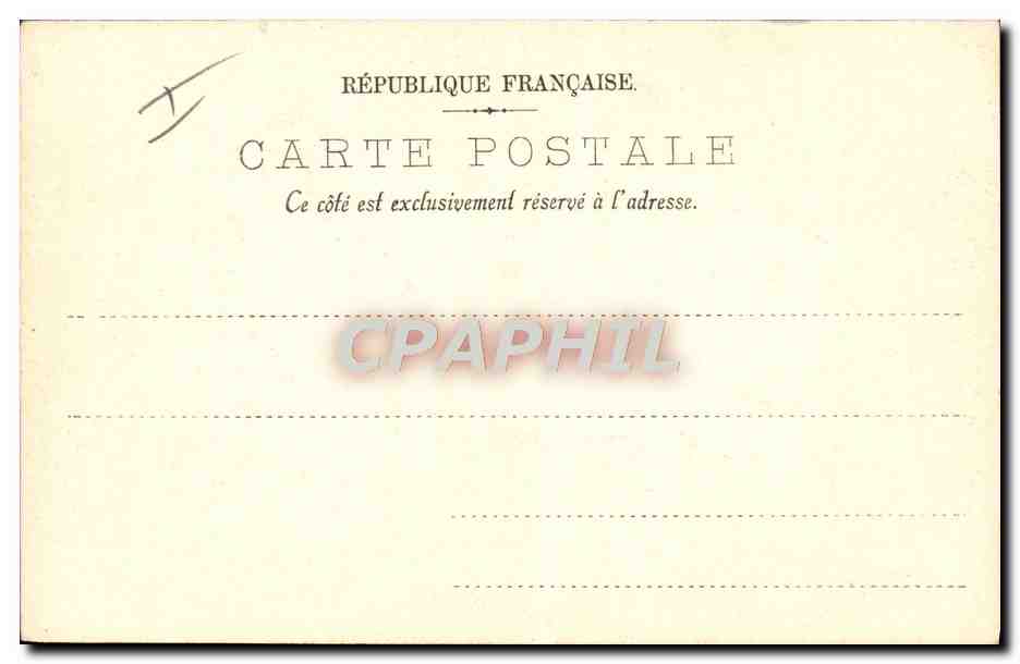 CPA Theatre Vichy — Verso