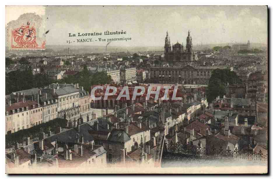 CPA Nancy Vue Panoramique