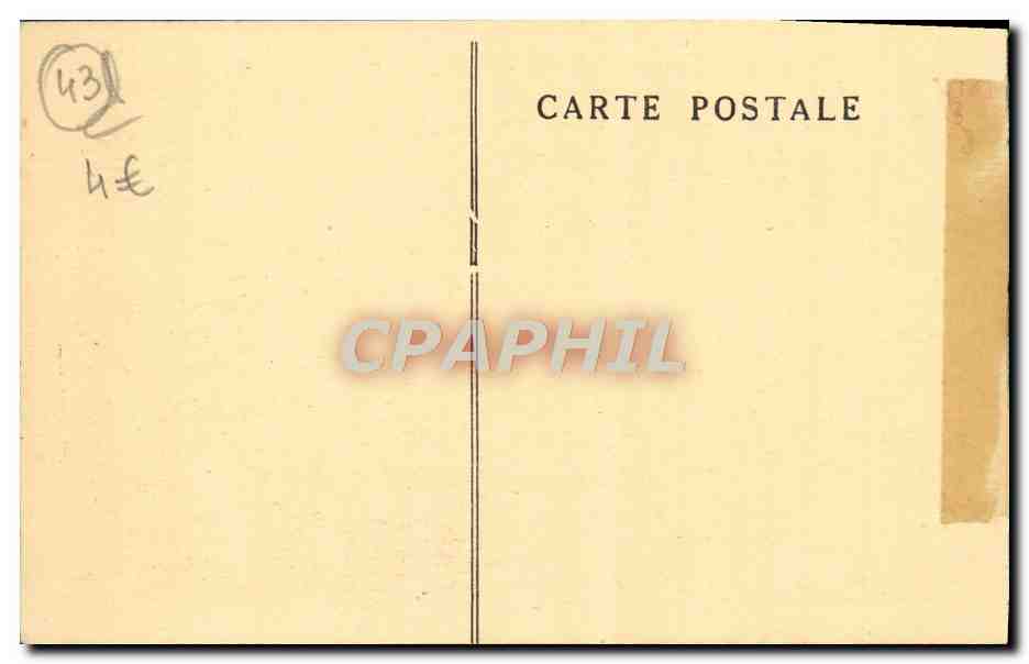 CPA La Chaise Dieu Vue Generale — Verso