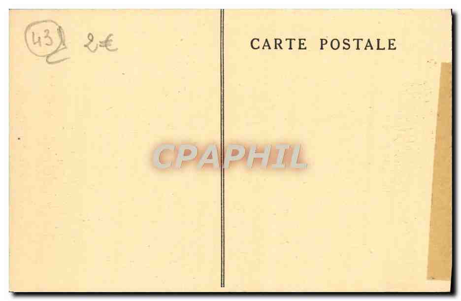 CPA La Chaise Dieu Christ en ivoire  — Verso