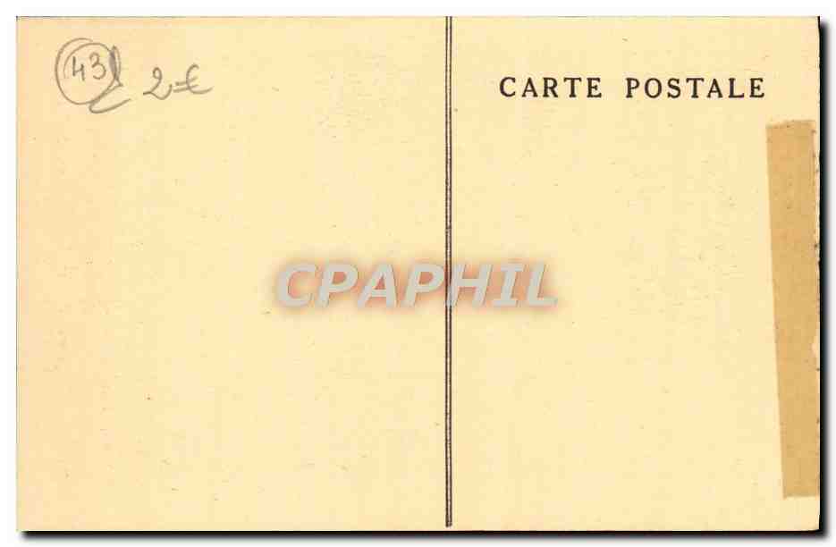 CPA La Chaise Dieu Tombeau de l'abbe Reginald de Montclar — Verso