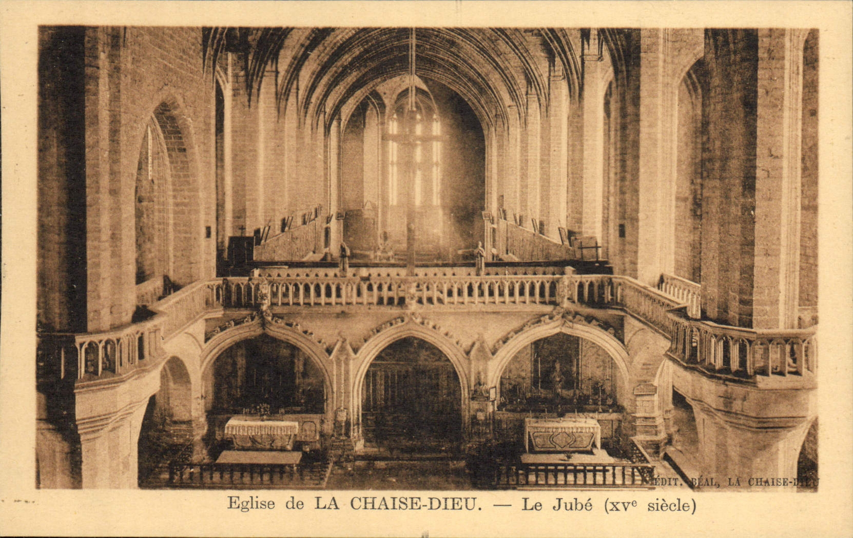 CPA La Chaise Dieu Le Jube Eglise