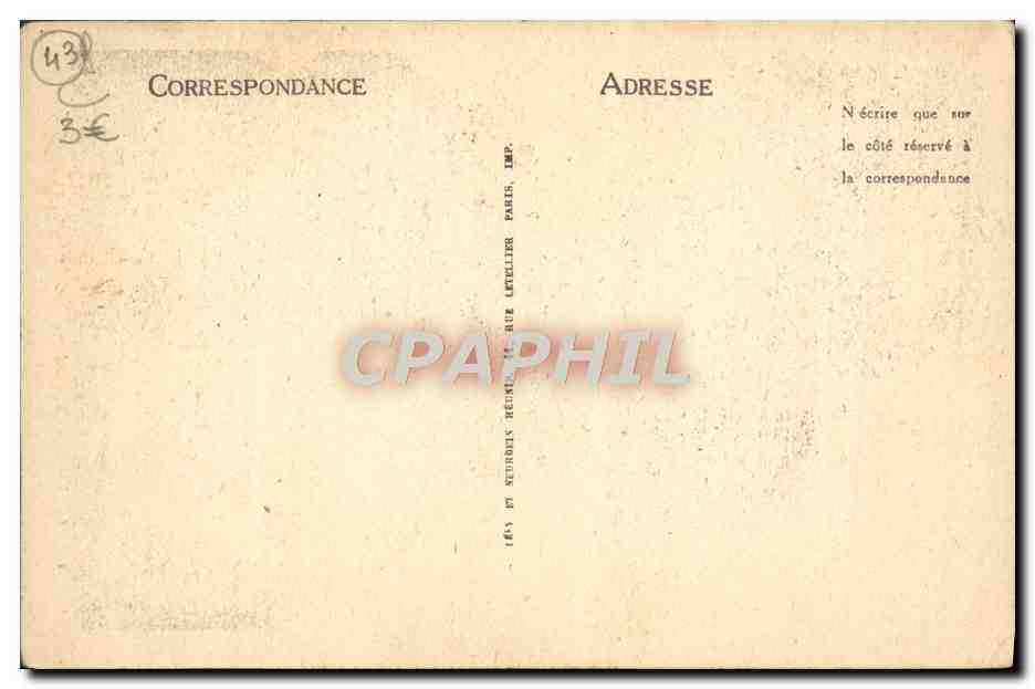 Le Puy — La Chapelle Saint-Michel — ND — N°10 — Achterkant