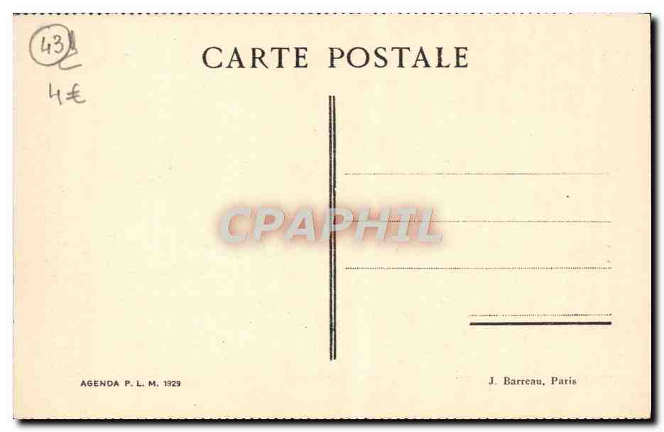 CPA Le Puy Vue Panoramique — Verso