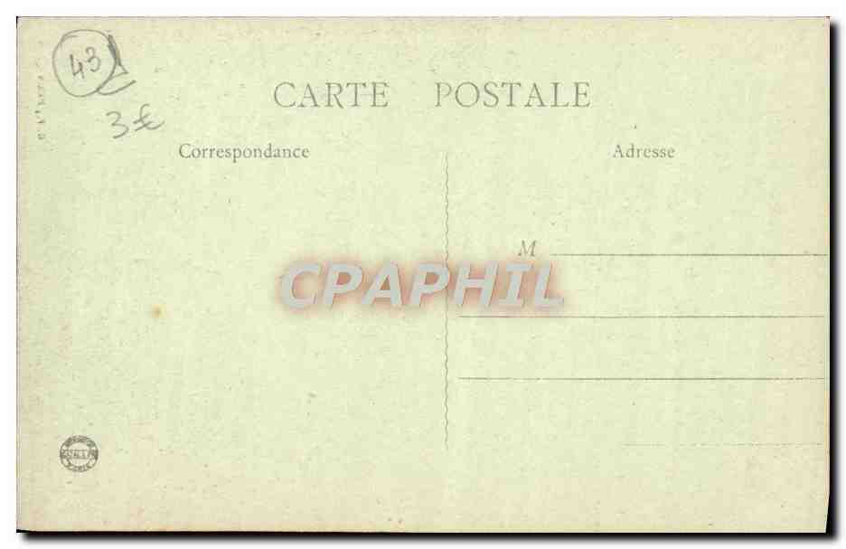 CPA Le Puy Rocher de Corneille et la Vierge Vue prise du clocher de la cathedrale  — Rückseite