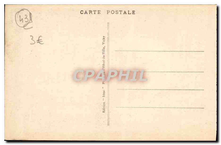 CPA Le Puy Le Temple de Diane et le Puy Aiguilhe  — Verso