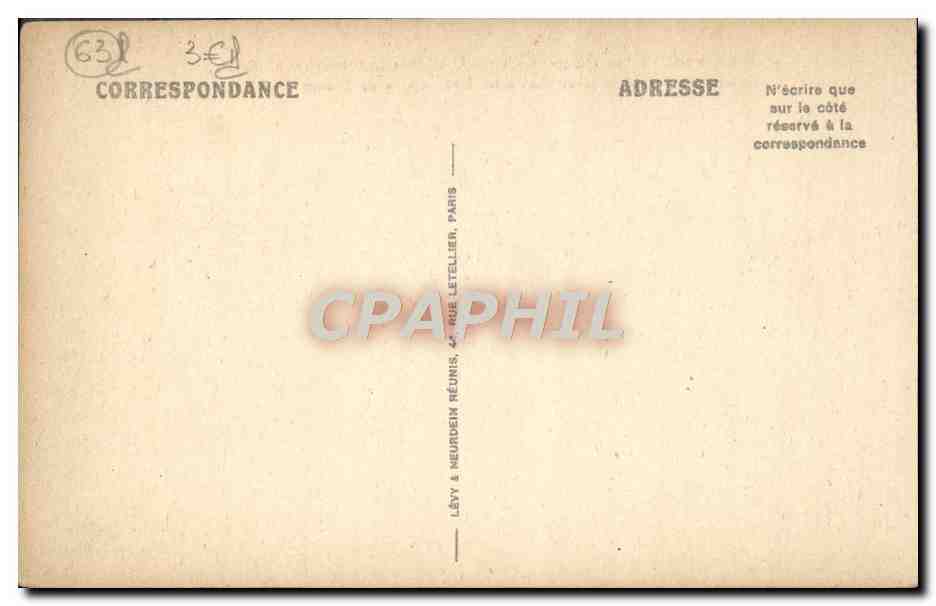 CPA Le Puy Les Quatre Rochers L'Arbousset Saint Joseph Espaly Saint Michel d'Aiguilhe et Corneille Notre Dame de France  — Verso