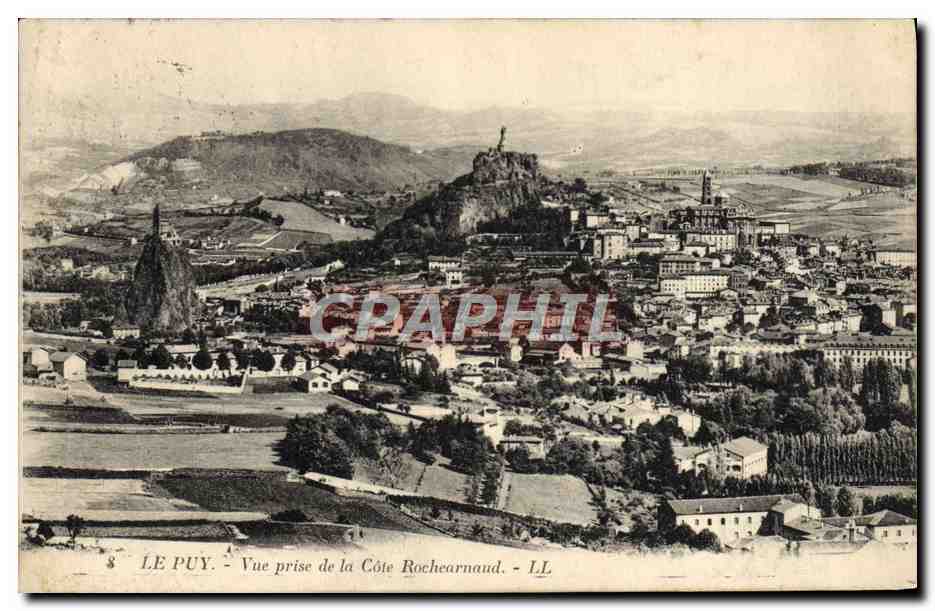 CPA Le Puy en Velay Vue Prise de la Cote Rochearnaud