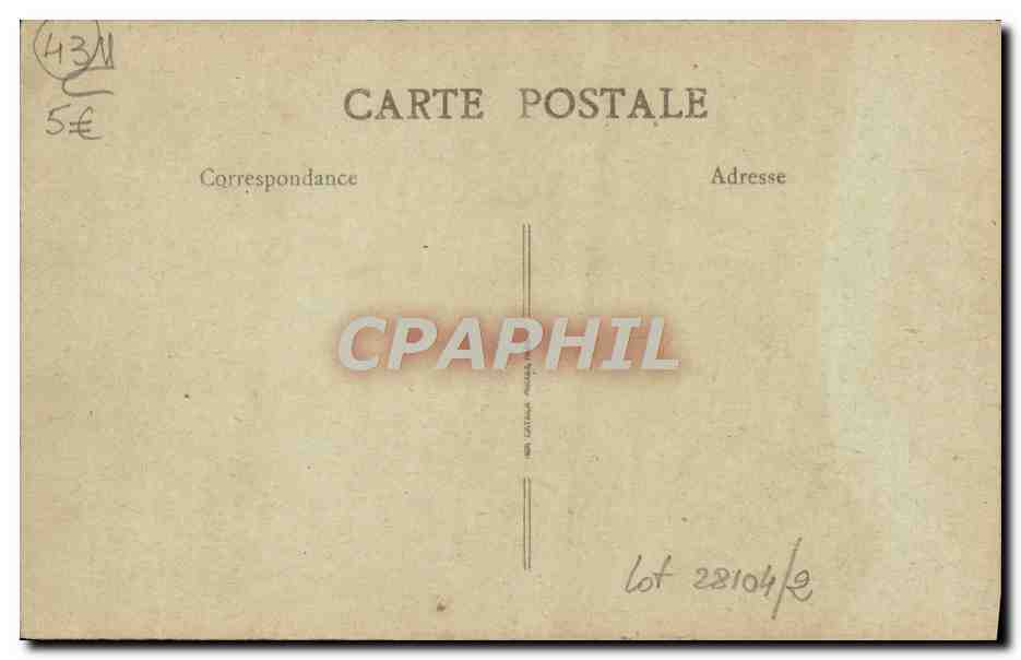 CPA Le Puy en Velay Rocher de Corneille et Notre Dame Vue prise de St Michel — Rückseite