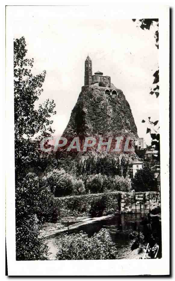 CPA Le Puy La Chapelle et le Rocher St Micher d'Aiguilhe