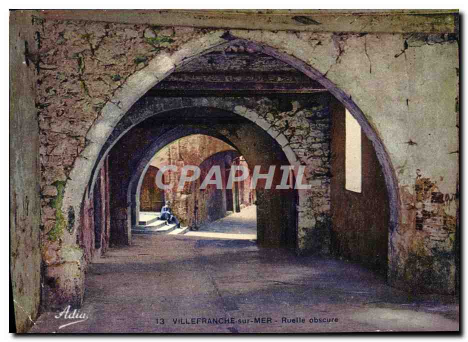 VILLEFRANCHE-sur-MER - Ruelle obscure — Adia, n°13