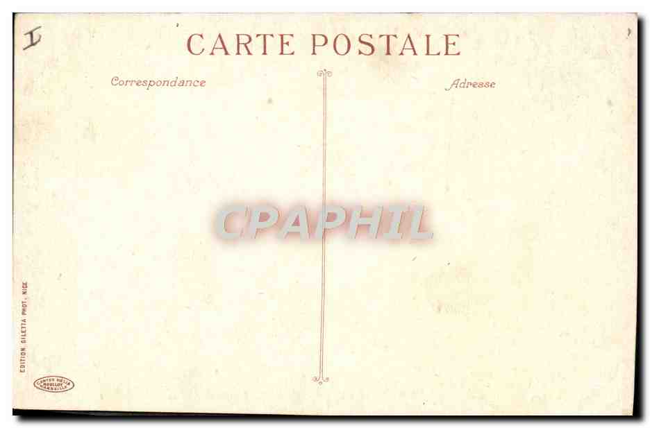 Villefranche - La Rade - L'Escadre — Éditeur Giletta, Nizza, n° 301 — Reverso