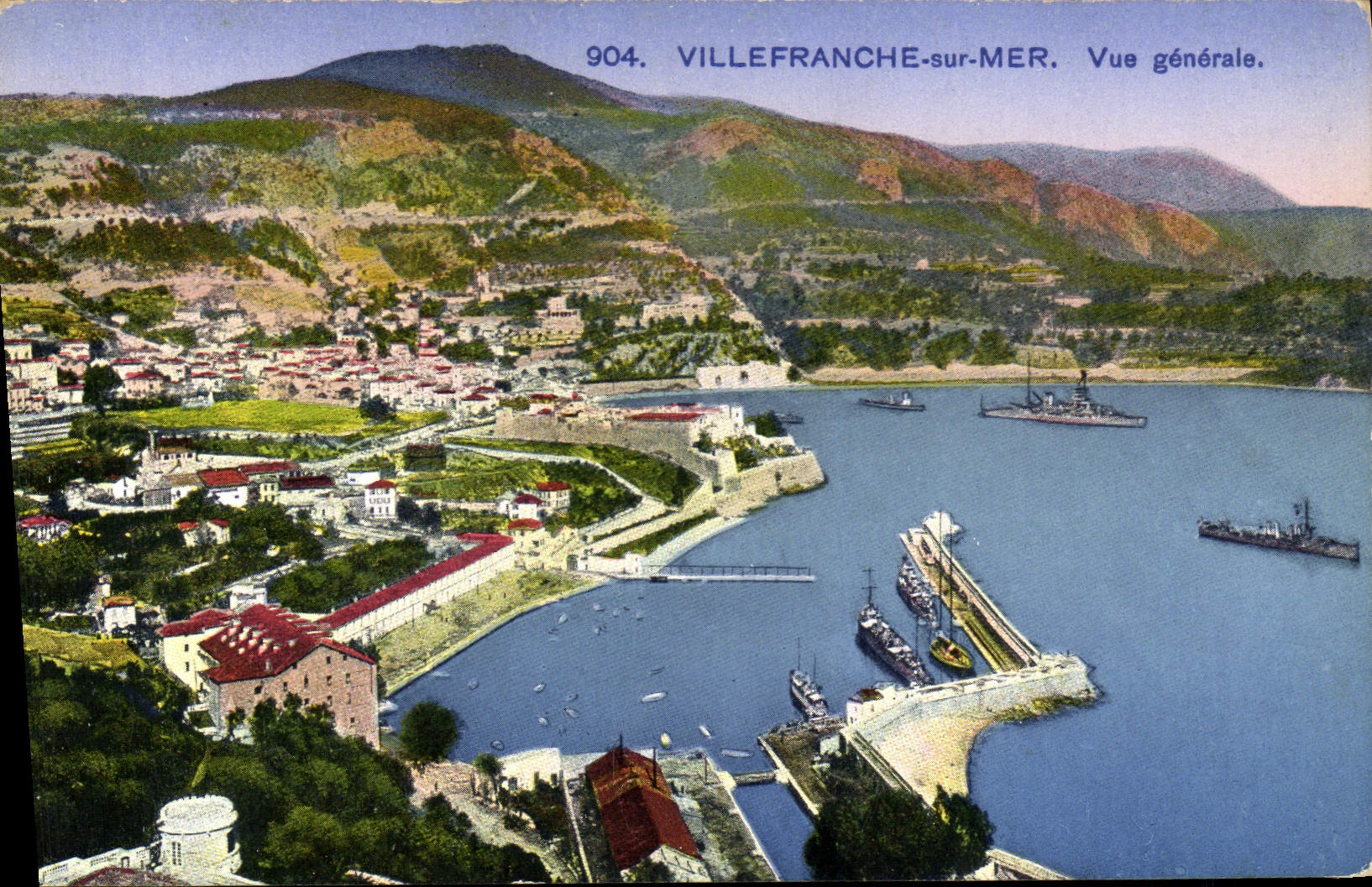 Villefranche-sur-Mer — Vue générale — éditeur anonyme, n° 904