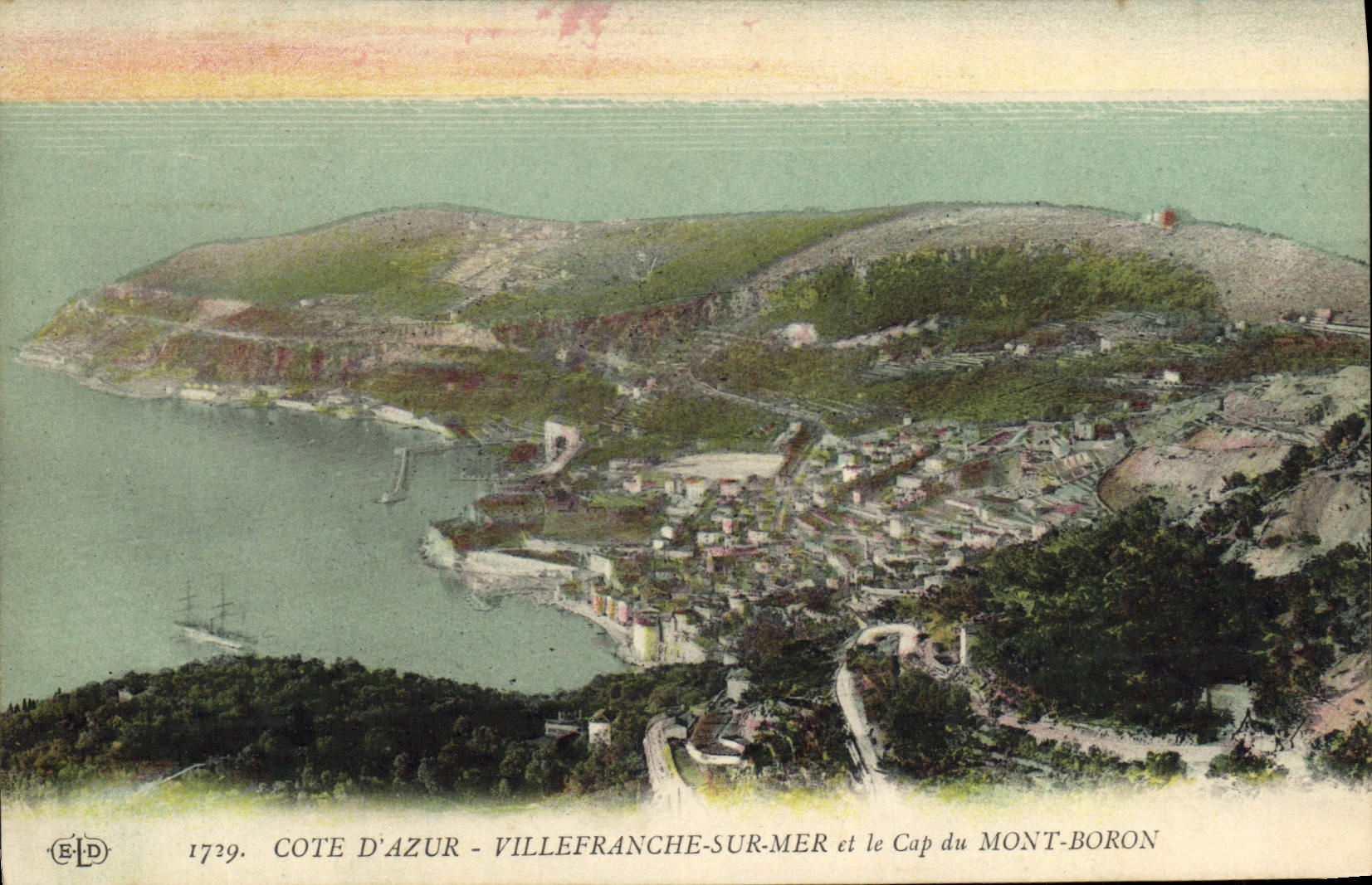 CPA Villefranche Sur Mer et le Cap du Mont Boron