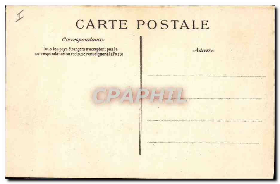 CPA Villefranche Sur Mer et le Cap du Mont Boron — Verso