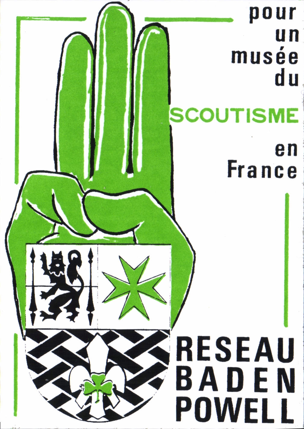 Image autocollante Musee du scoutisme Reseau Baden Powell Scout Jamboree