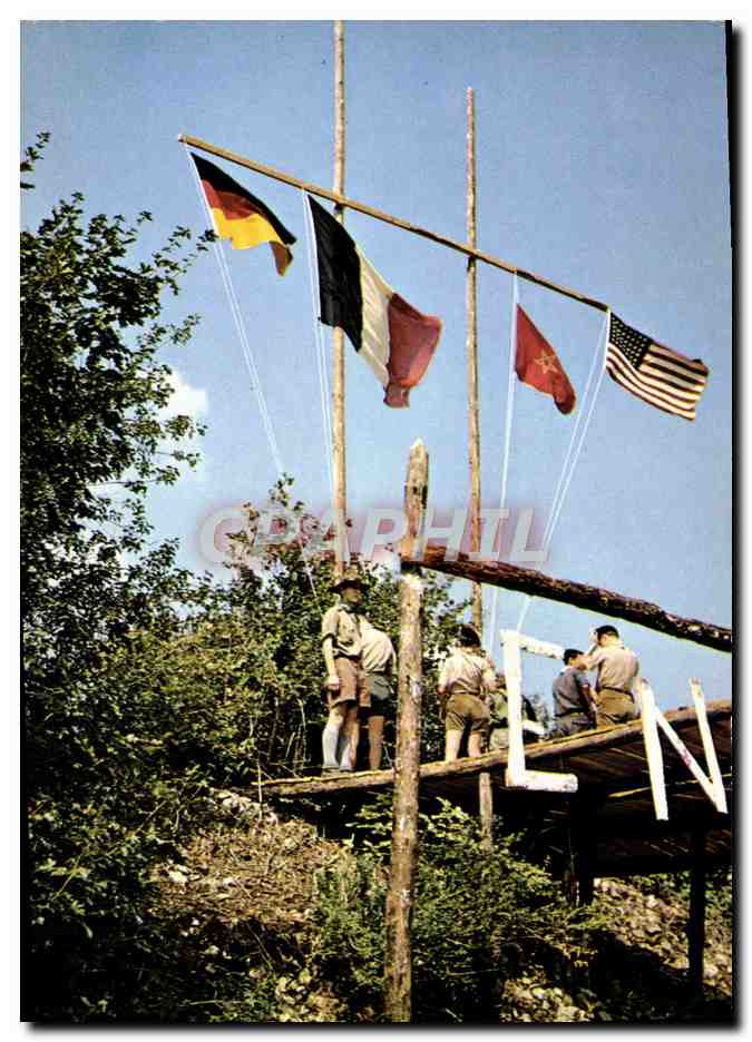 CPM Scout Jamboree Eclaireurs neutres de France